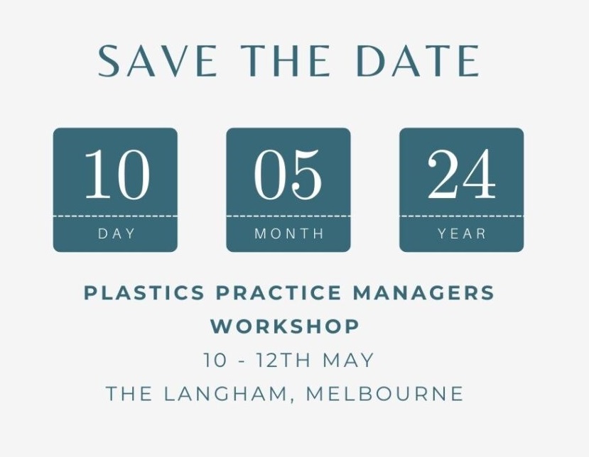 2024 ASPS Plastics Practice Managers Australian Society of